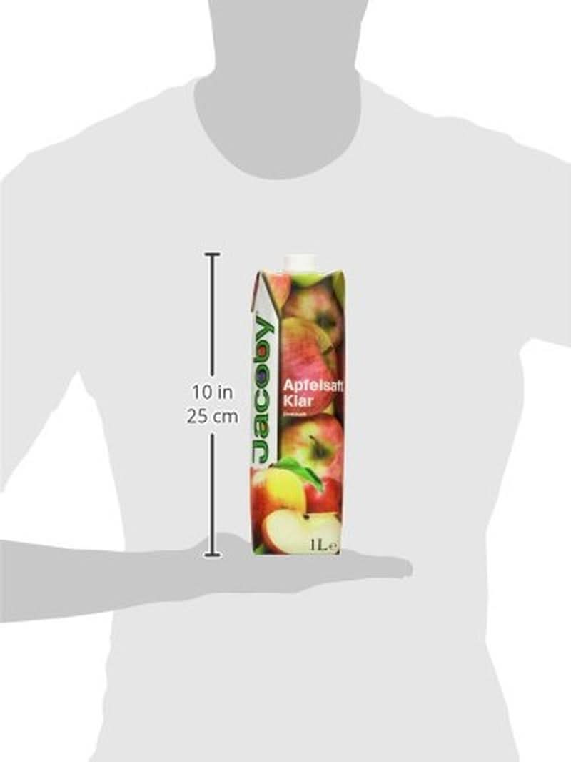 Jacoby 100% čirá jablečná šťáva, 6 x 1 litr Nealkoholické nápoje Naty Shop