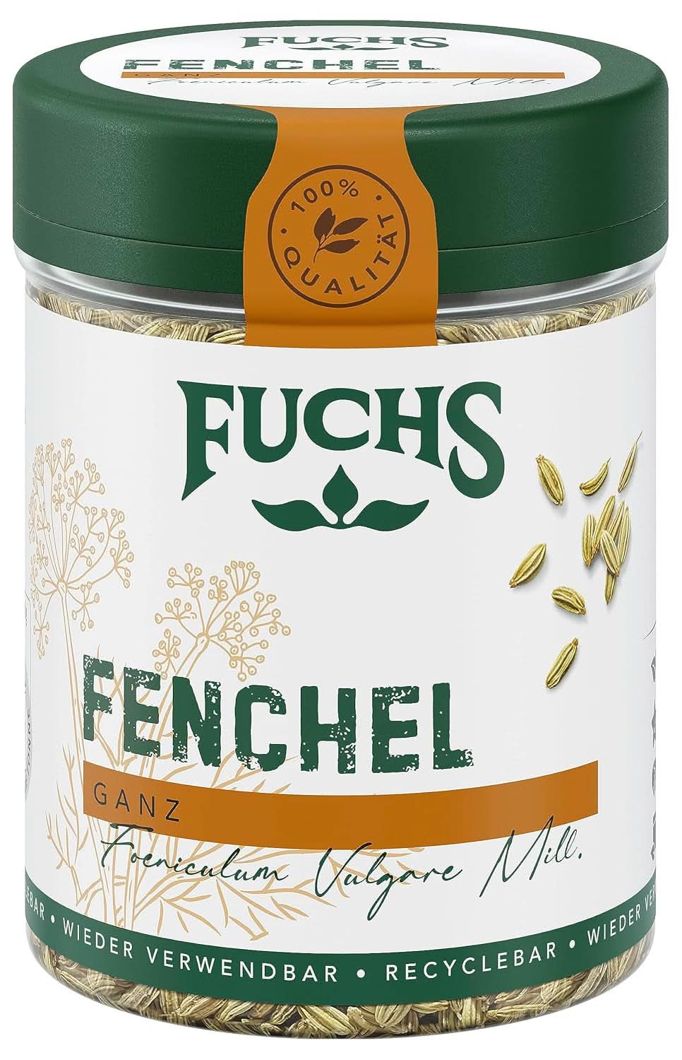 Fuchs - Fenykl celý - sladká a kořeněná chuť do ovocných salátů - 45 g Condimente Naty Shop