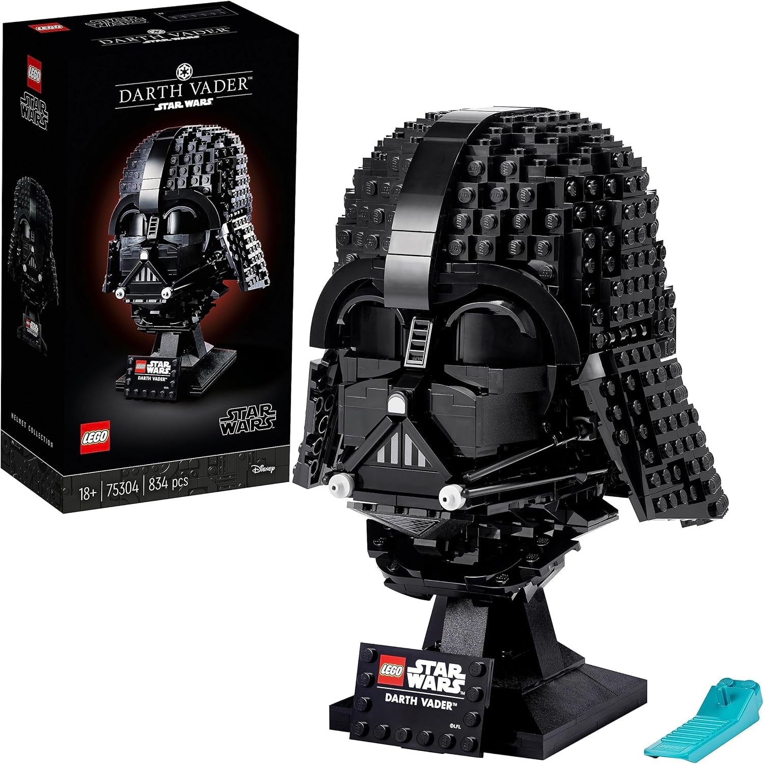 Stavebnice LEGO Star Wars Darth Vader Helma pro dospělé, nápad na dárek pro muže, ženy, on nebo ji, sbírka modelu k sestavení a vystavení 75304 stavebnice Besuche den LEGO-Store Singur