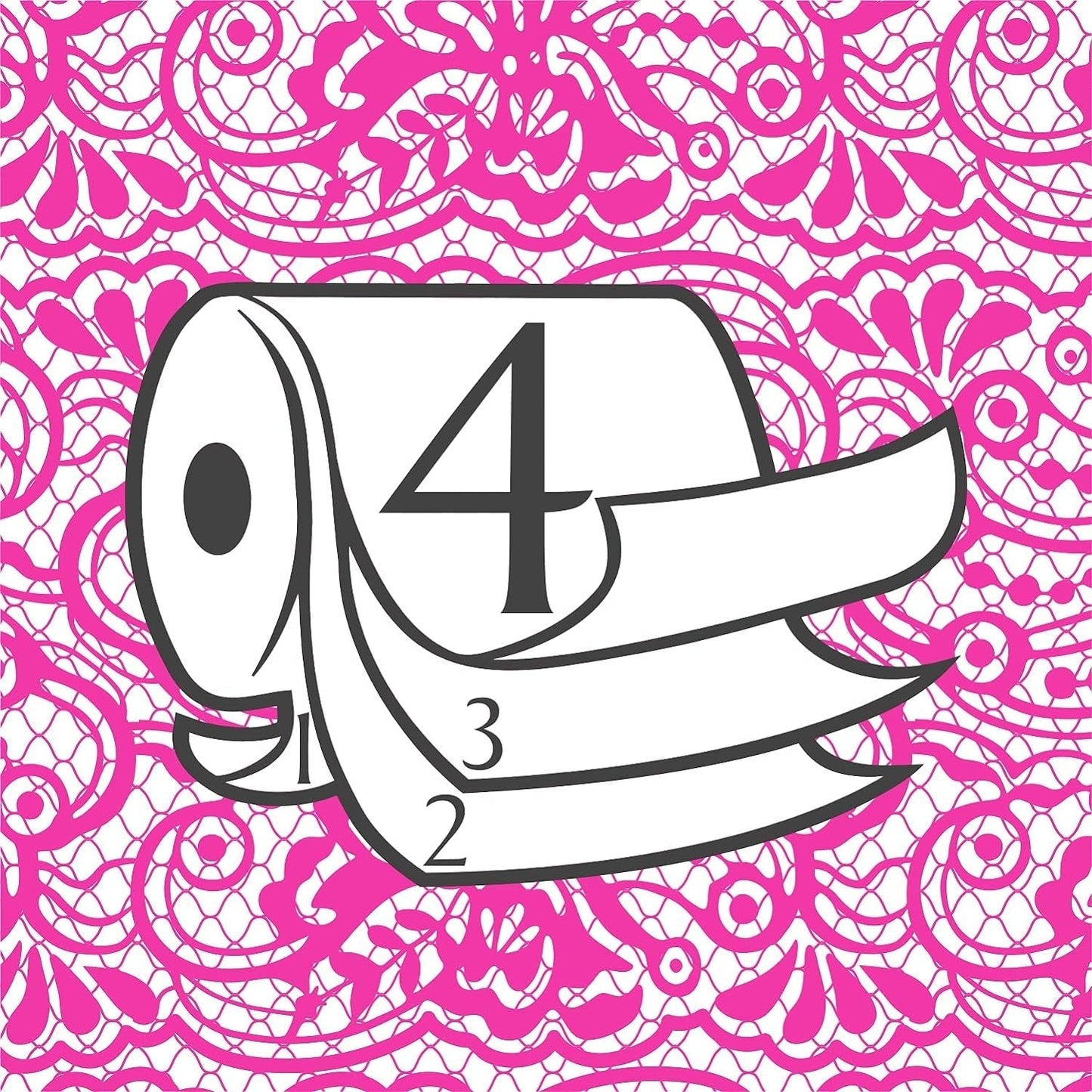 Toaletní papír Renova 4 vrstvy bíle zdobený vonný - 12 roliček role Blanco Decorado Perfumado
