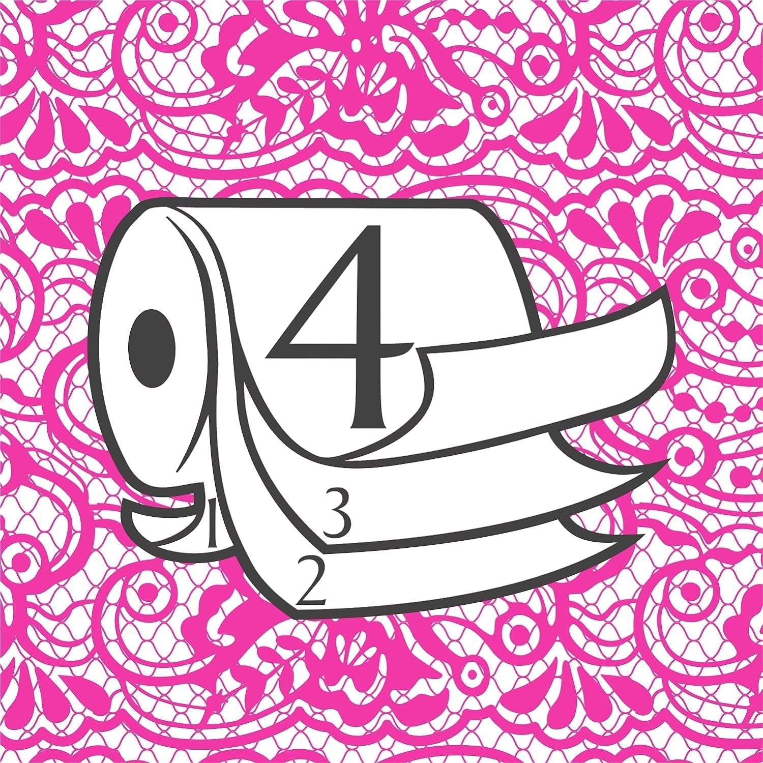 Toaletní papír Renova 4 vrstvy bíle zdobený vonný - 12 roliček role Blanco Decorado Perfumado