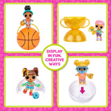 LOL Překvapení! All-Star Sports Vault Tots Collection – obsahuje 1 panenku, obrněné balení, 12 sběratelských panenek, 8 doplňků pro rozbalení, ideální pro děti od 4 let, růžová