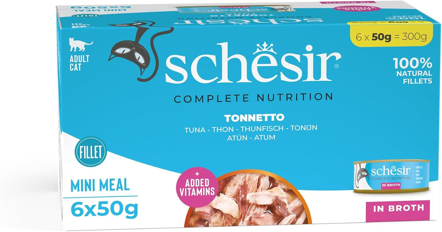 Cat Natural Thunfisch, Katzenfutter nass im eigenen Saft, 8 x 6 dávek x 50 g