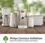 Espresso kávovar s kapslemi PHILIPS Senseo Select - Intensity Plus, s funkcí Memo na 3 kávové speciality, Crema Plus, ekologický výrobek, vysoká kvalita, hedvábně bílá (CSA240/05)