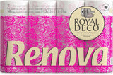 Toaletní papír Renova 4 vrstvy bíle zdobený vonný - 12 roliček role Blanco Decorado Perfumado