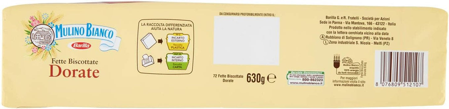 , Tučný biscottate Golden - 630 gr