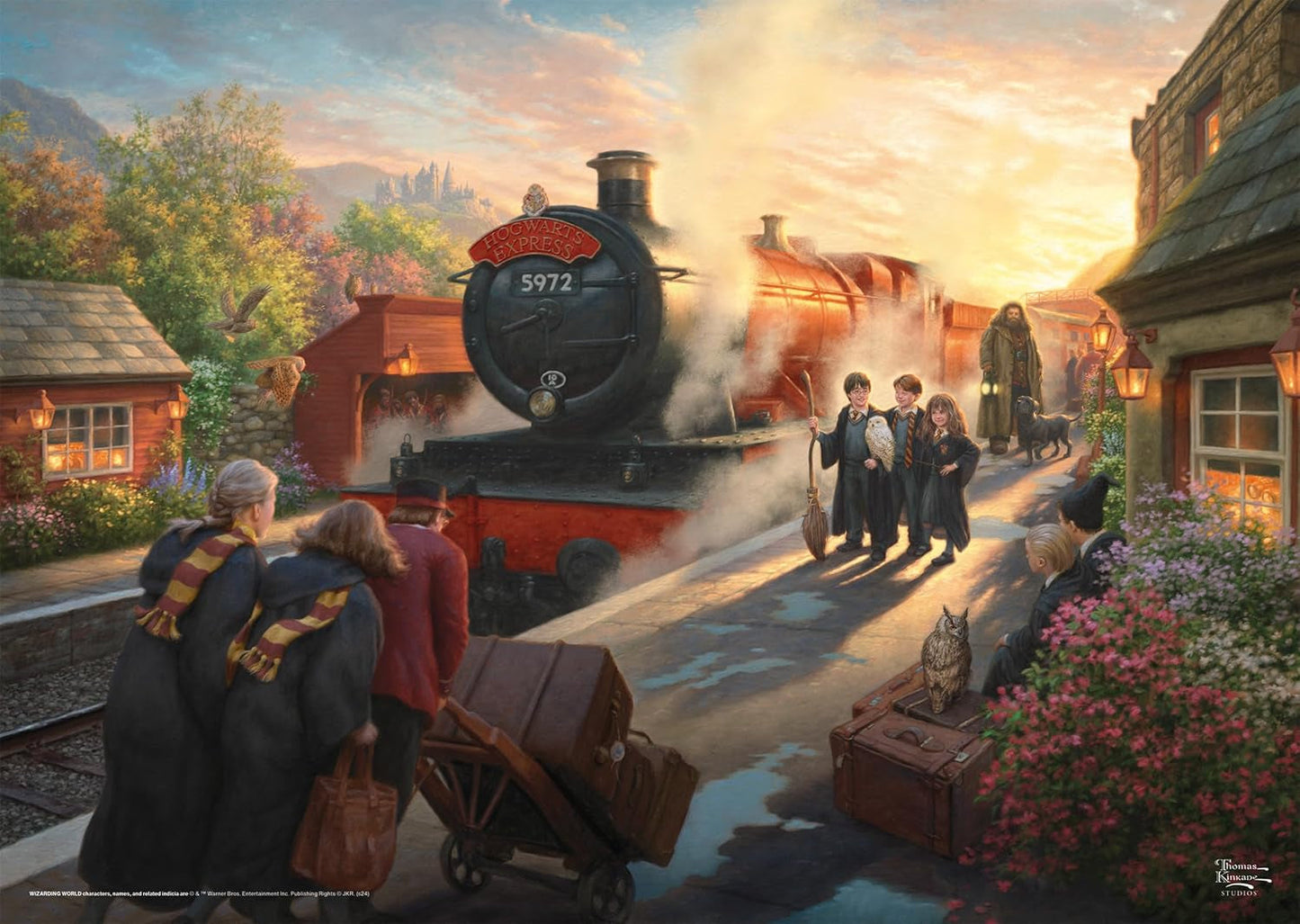 Kouzelnický svět Harry Potter Bradavické expresní puzzle Naty Shop