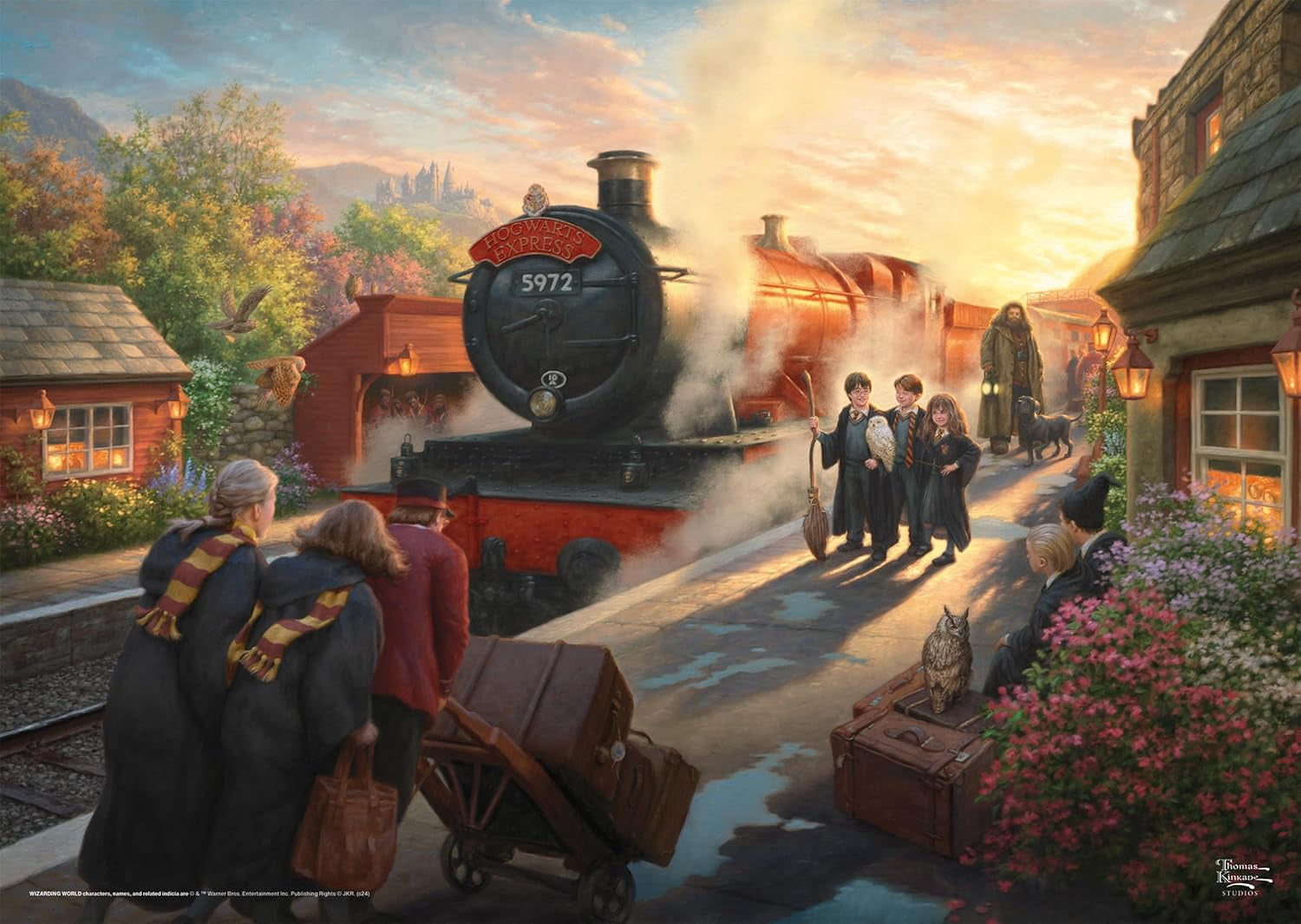 Kouzelnický svět Harry Potter Bradavické expresní puzzle Naty Shop