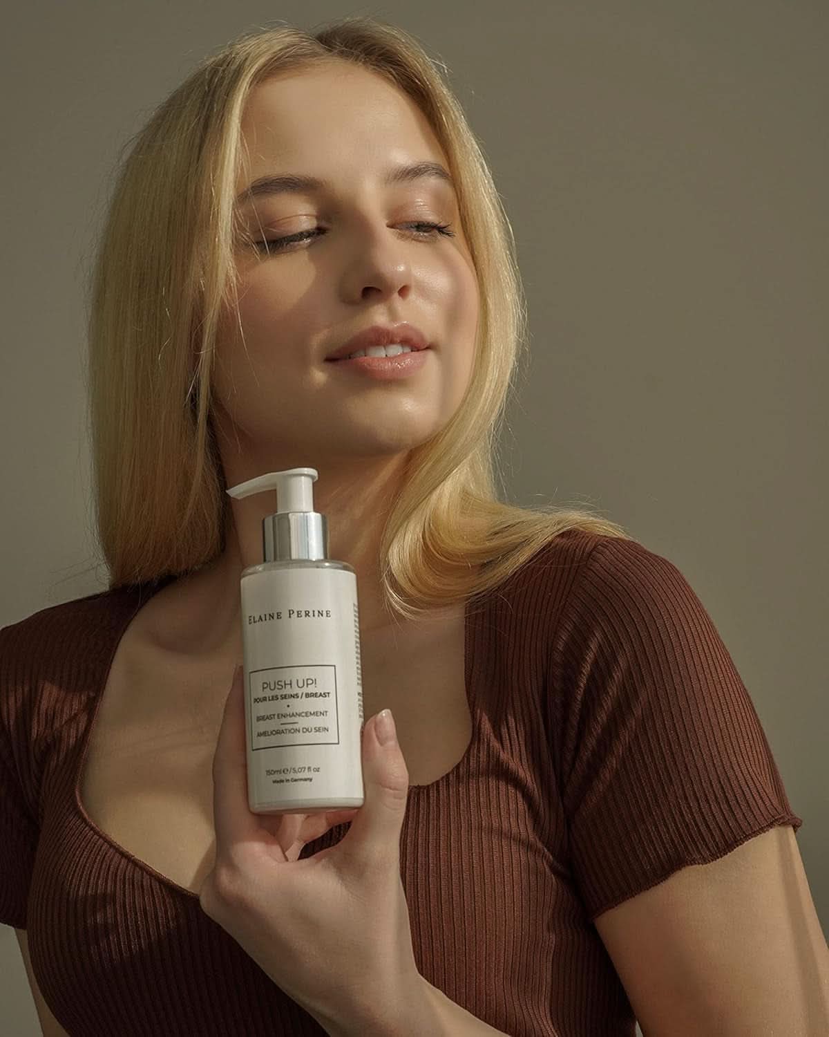 Krém na zvětšení a lifting prsou, přírodní ingredience – PUSH UP! od Elaine Perine™ Cosmetics and Beauty Naty Shop
