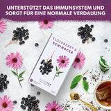 Nutra Tea Bezinka a Echinacea, Čaj Imunita a nachlazení, Čaj na podporu imunity, Boj proti nachlazení, 20 opakovaně použitelných čajových sáčků, Přírodní bylinný čaj
