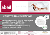 15000000534 Douceur Infinie Přikrývka, lehká, polyesterová, bílá, bílá, 240 X 260 cm Přikrývky a přikrývky Naty Shop