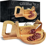 Tradiční kráječ klobás - Gilotina na klobásy - 30 X 19 X 12 cm - Struhadla a kráječe z masivního dřeva Naty Shop Výchozí název