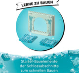 LEGO Disney Frozen Elsin ledový palác, hrad ledové královny, princezna ELSA a hračka pro panenku Annu, navíc 2 figurky zvířat, skvělý dárek pro 4leté dívky a chlapce 43238 Stavebnice Besuche den LEGO-Store