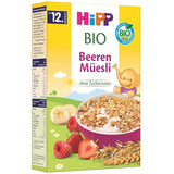 HiPP Bio Beeren-Müesli (8 x 200g), ab 12. Monat, ohne Zuckerzusatz, besonders fine Stückchen - leicht zu chewen, v nejlepším Bio-Qualität