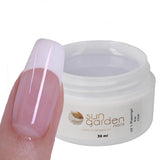 Sun Garden Nails jednofázový transparentní gel 30ml + krabička 100 tipů + lepidlo na tipy 7ml