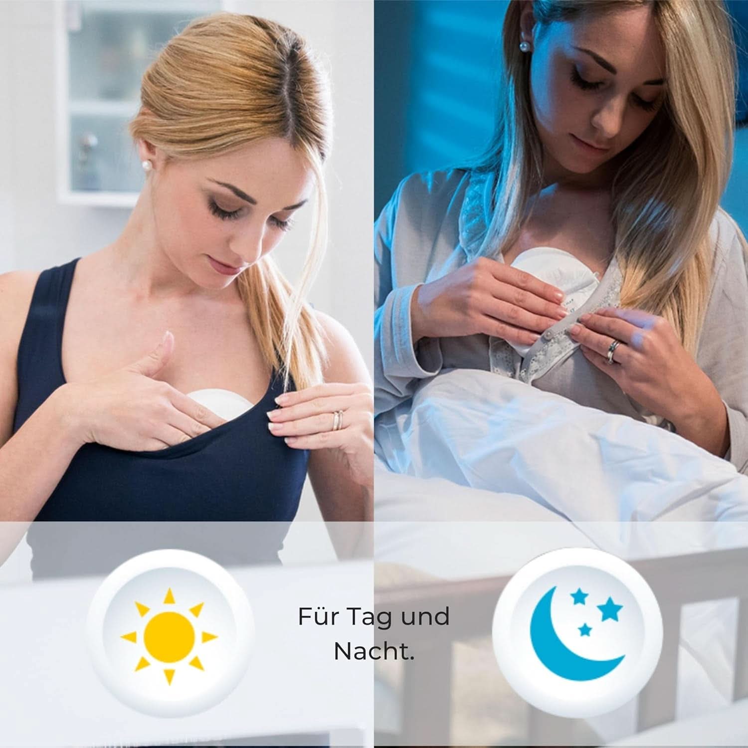 Nuvita 1202 - Absorbenty pro denní a noční kojení Příslušenství Jídlo a kojení Bebe Naty Shop