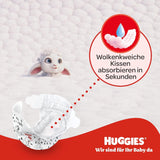 Dětské plenky Huggies Little Movers, design Disney, velikost 4, počet 150 (3 x 50), měsíční krabička