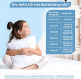 Letní deka Komfortec 135X200 Cm, 170Gsm, Tenká a lehká deka na léto, antialergická deka, bílá Přikrývky a přikrývky Naty Shop