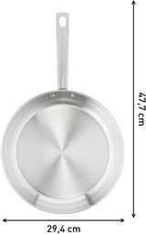 Pánev TEFAL VIRTUOSO 28 cm, Nerezová pánev, indukce Hrnce a pánve Naty Shop