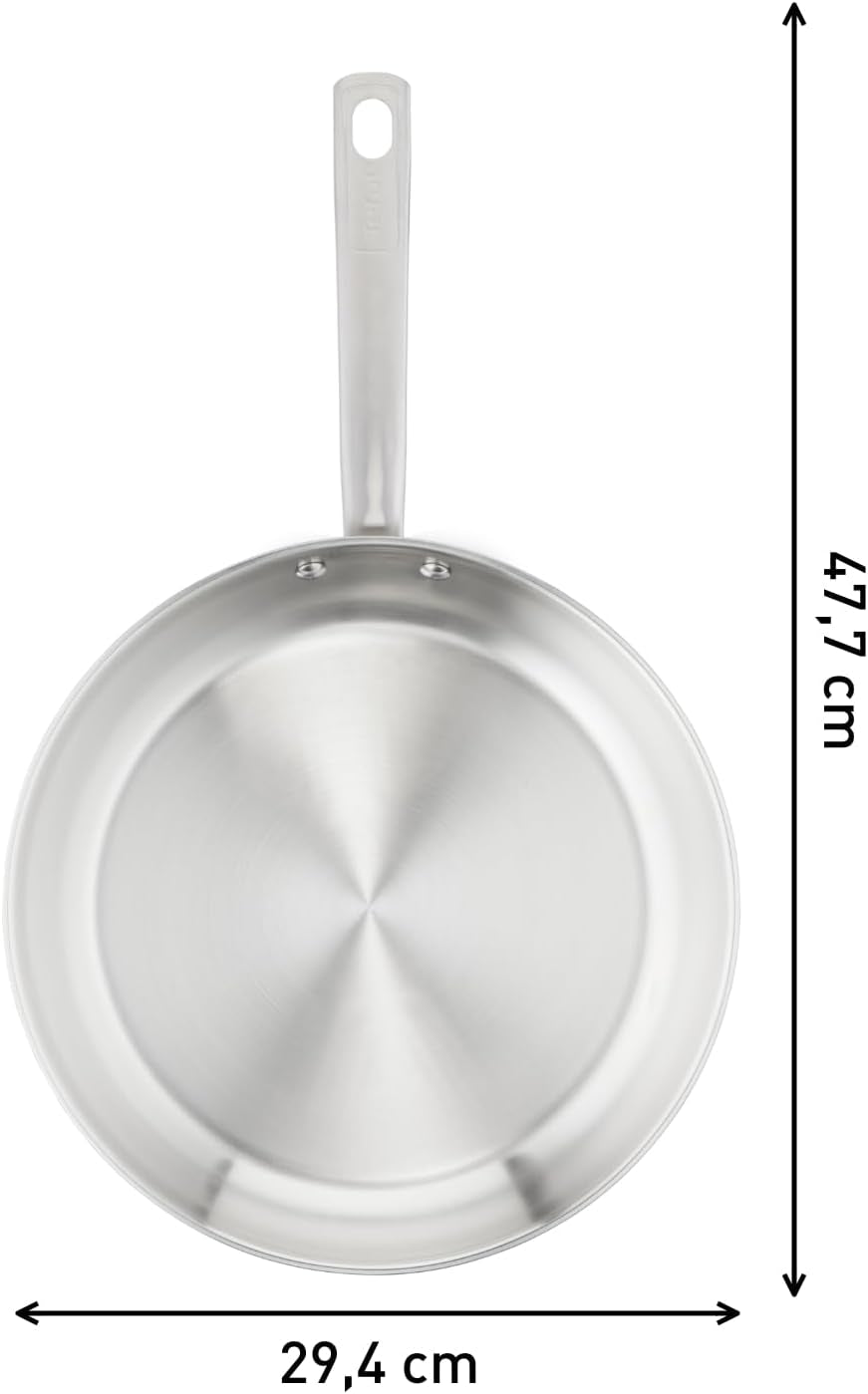 Pánev TEFAL VIRTUOSO 28 cm, Nerezová pánev, indukce Hrnce a pánve Naty Shop