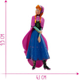 Bullyland 12960 - figurka princezny Anny z filmu Frozen od Walta Disneyho, cca. 9,5 cm, vysoce detailní, ideální jako malý dárek pro děti od 3 let