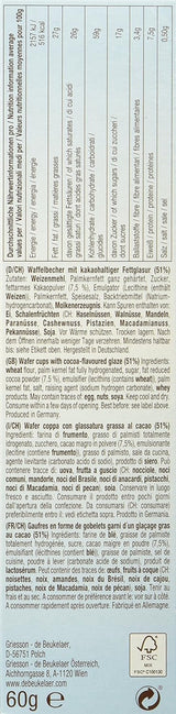 Debeukelaer Decor on Ice - vaflové balíčky, balení po 12 (12 x 60 g)