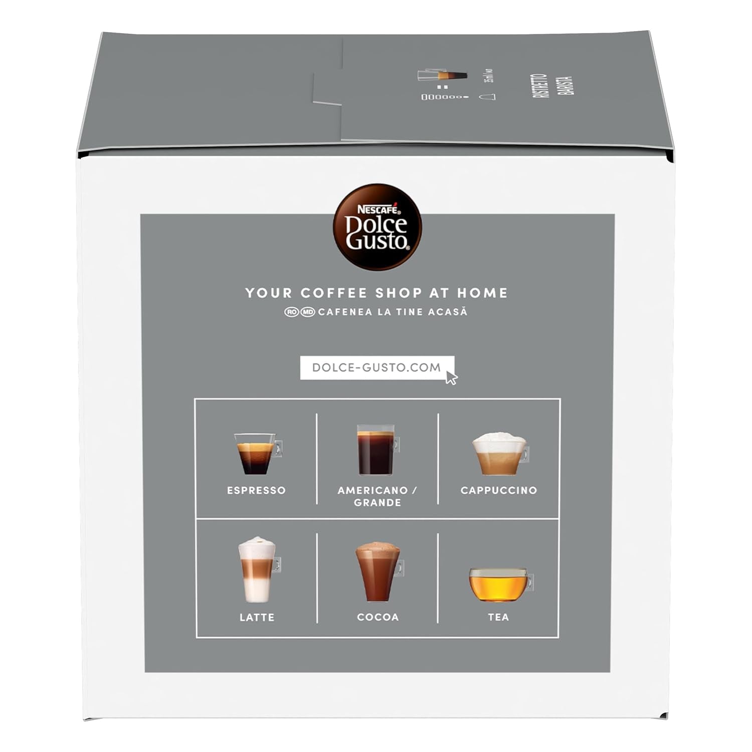 NESCAFÉ DOLCE GUSTO Ristretto Barista Kaffeekapseln 3er Pack (3 x 16 kapslí)