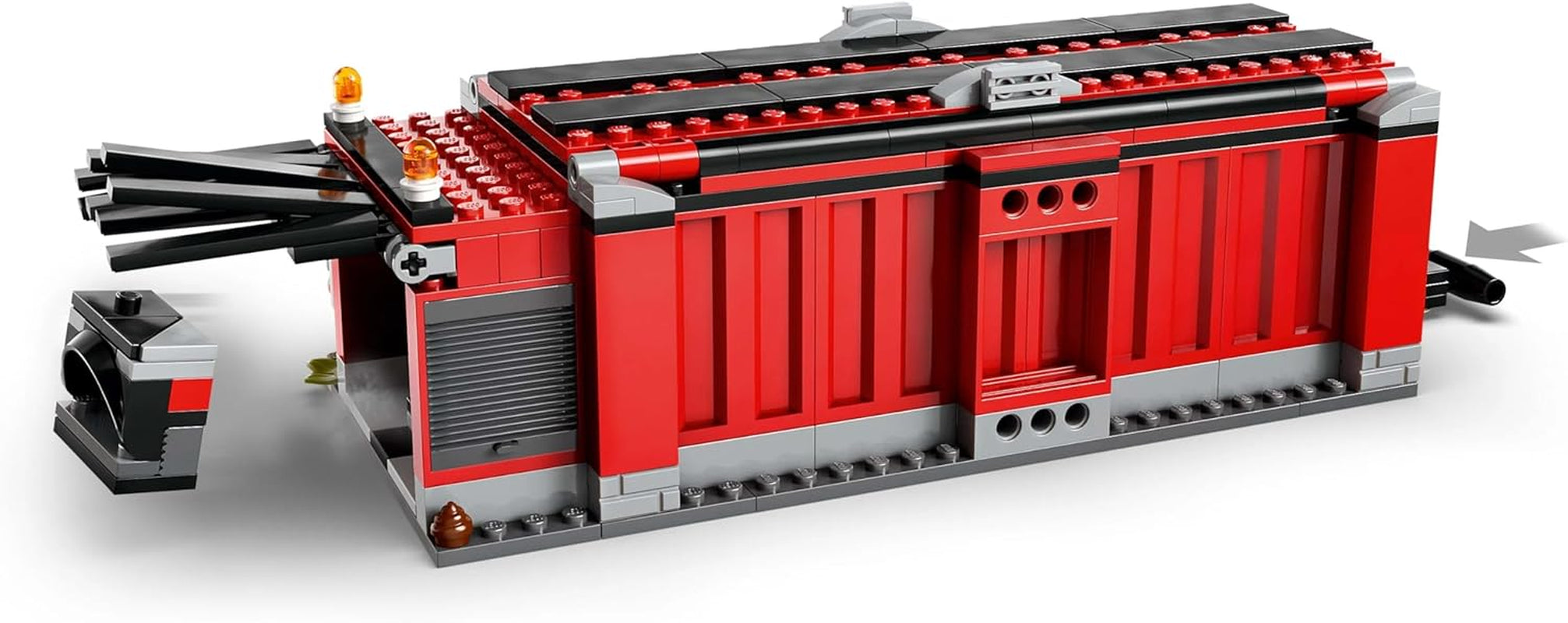 LEGO City vrakoviště s auty - hračka s lisem na šrot a jeřábem, 2 autíčka, 4 fungující minifigurky a kancelářská budova - narozeninové dárky pro chlapce a dívky od 8 let 60472 Stavebnice Besuche den LEGO-Store