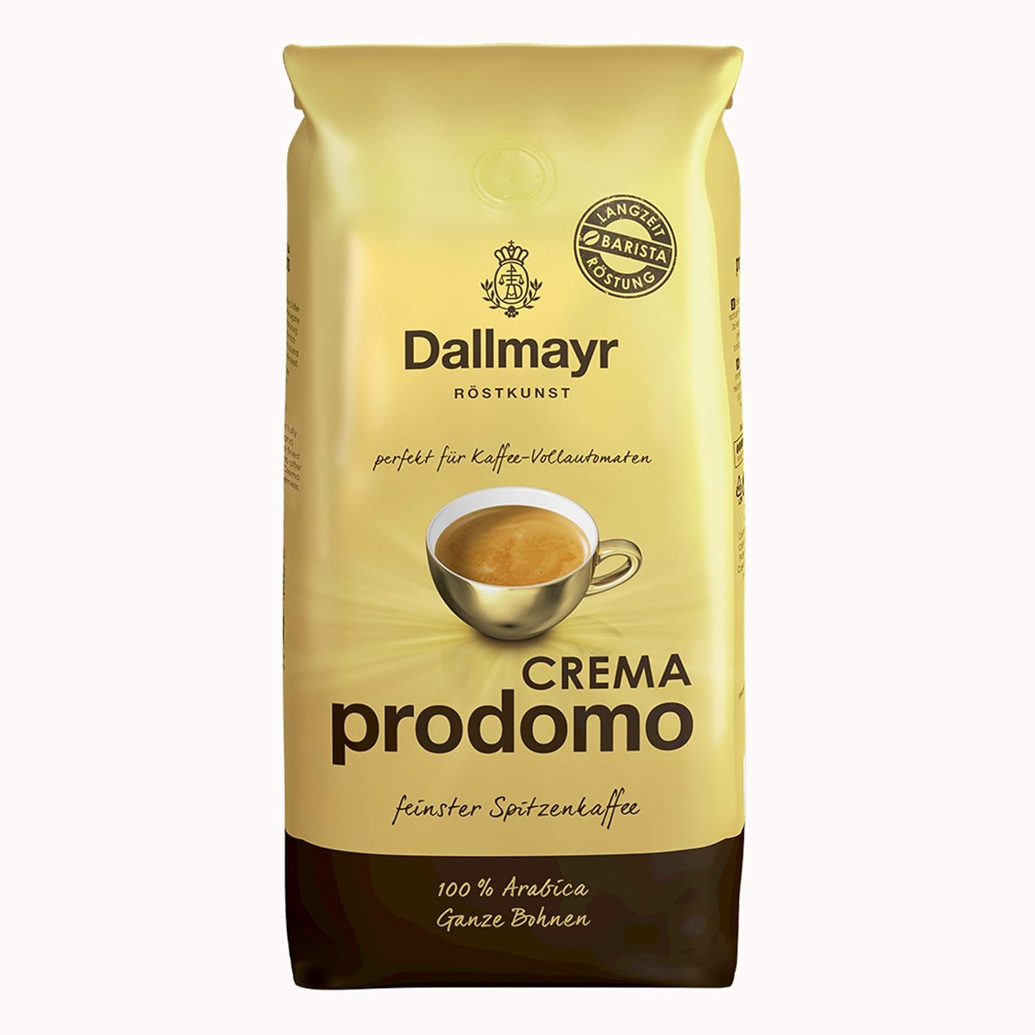 Prodomo krém, Bohnenkaffee, Röstkaffee, Kaffee, ganze Bohnen, Kaffeebohnen, 8 x 1000 g