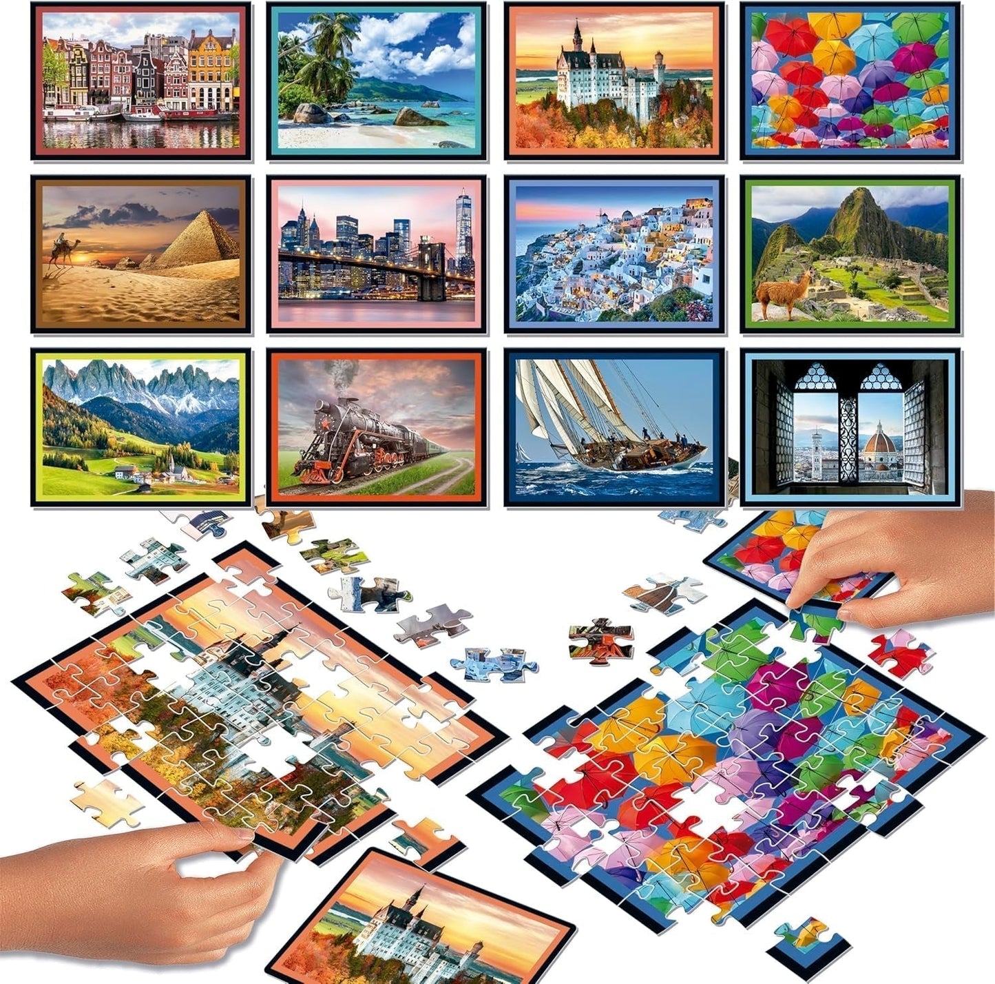 Educa - Puzzle Battlescapes. Autentická bitva kousků | Buďte první, kdo dokončí hádanku a stane se vítězem. Od 7 let (20121) Puzzle Naty Shop