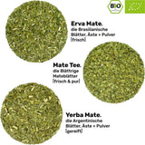 Keramická čajová sada Mate ● 3 druhy BIO Mate + Hrnek Mate + Bombilla + návod na přípravu (Vintage)