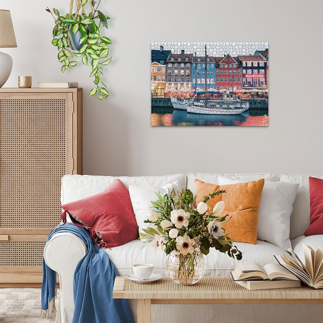 Ravensburger Puzzle Scandinavian Places 12000111 - Kodaň, Dánsko - 1000dílné puzzle pro dospělé a děti od 14 let Puzzle Naty Shop