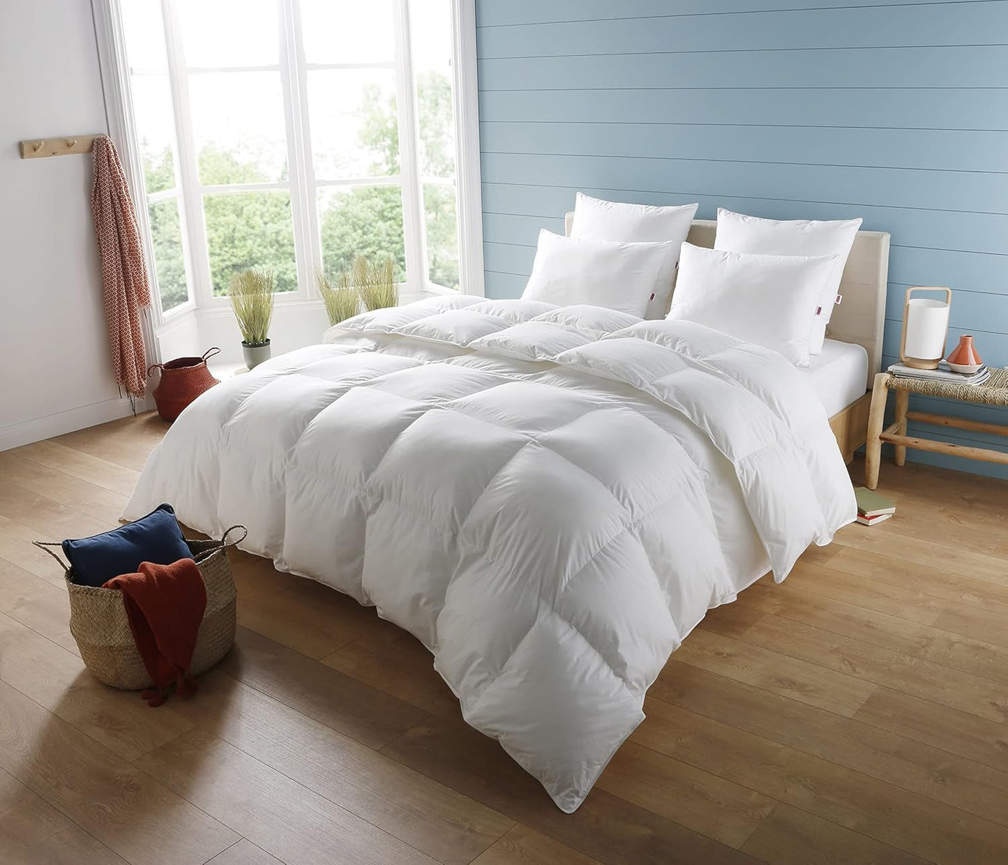 Přikrývka, Perkál, Premium bavlna, mírná, 140 X 200 Cm, Na jednolůžko, Přikrývka ve tvaru obláčku, Odolná proti kousání a nafukovací, Lze prát v pračce na 40 °C Peřiny a přikrývky Naty Shop 140/200