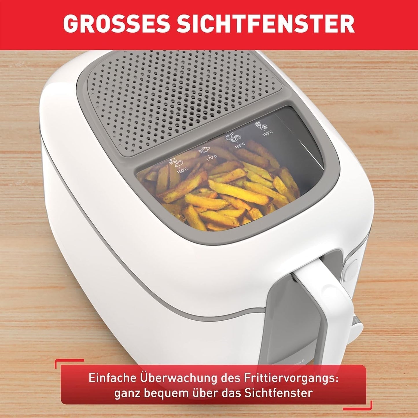 Fritéza Tefal Super Uno Access, objem 2,2 l, díly vhodné do myčky, pachový filtr Spotřebiče Naty Shop