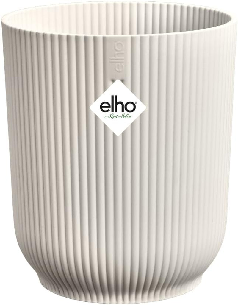 elho Vibes Fold Orchid High 12,5 cm - Vnitřní květináče na orchideje - Vnitřní květináče - 100% recyklovaný plast - Bílá/Hedvábně bílá