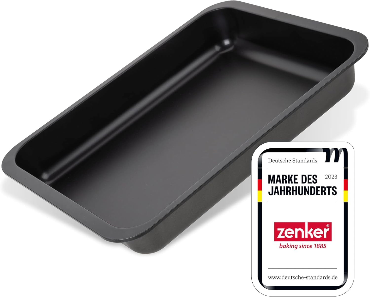 Zenker Lasagneform, Auflaufform Mit Zweifacher Antihaftbeschichtung, Backform Für Viefältigchen Einsatz, Hitzebeständige Ofenform, Widerstandsfähiger Bräter (Farbe: Schwarz), Množství: 1 Stück Formy a plechy na pečení Naty Shop