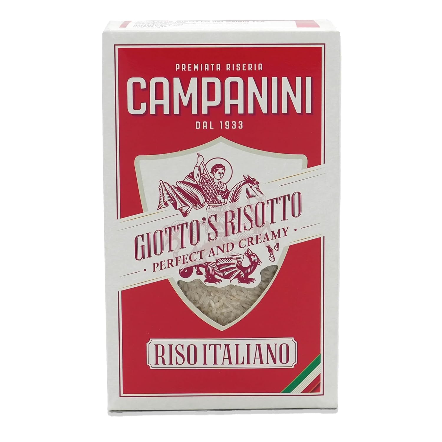 Originální rýže na rizoto | Campanini rýže na rizoto | 1000 g | z Itálie | Rizota a polévky