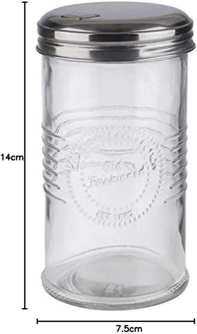 APS 40510 Dávkovač cukru - STARO MÓDA, Ø 7,5 cm, V: 14 cm, Sklo, 0,35 l, Uzávěr se závitem z...