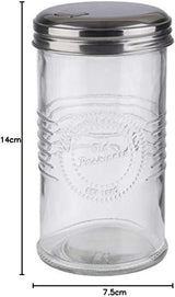 APS 40510 Dávkovač cukru - STARO MÓDA, Ø 7,5 cm, V: 14 cm, Sklo, 0,35 l, Uzávěr se závitem z...