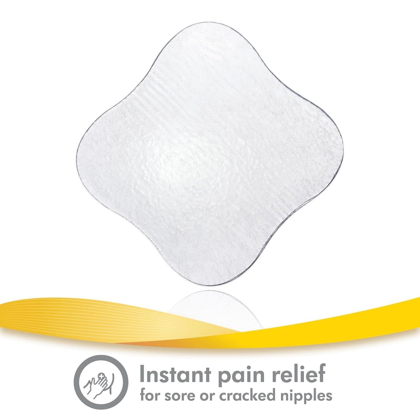 Medela Hydrogel Pads - okamžitá úleva a chlazení pro bolavé bradavky - opakovaně použitelné - balení 4 sterilních polštářků, jednotlivě balené Příslušenství Jídlo a kojení Bebe Naty Shop