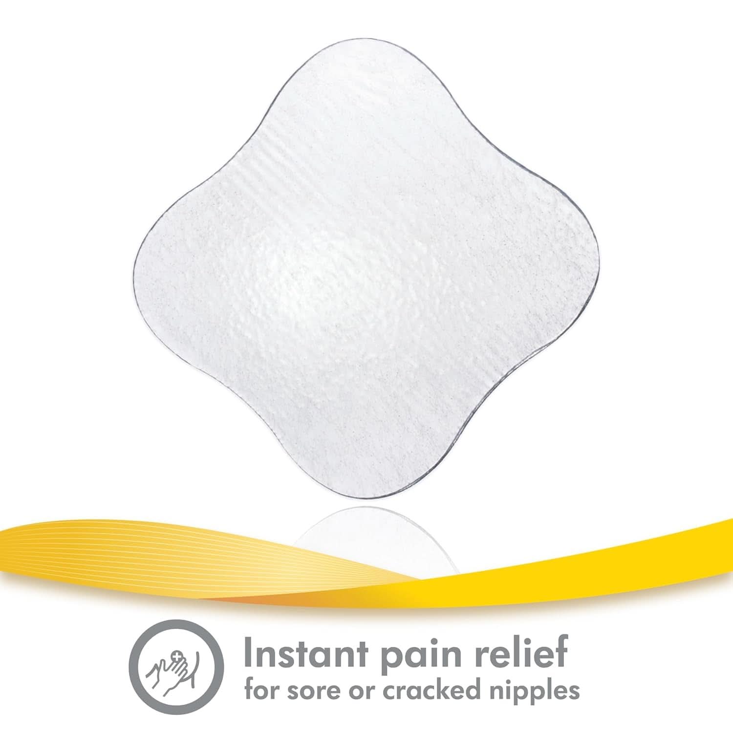 Medela Hydrogel Pads - okamžitá úleva a chlazení pro bolavé bradavky - opakovaně použitelné - balení 4 sterilních polštářků, jednotlivě balené Příslušenství Jídlo a kojení Bebe Naty Shop