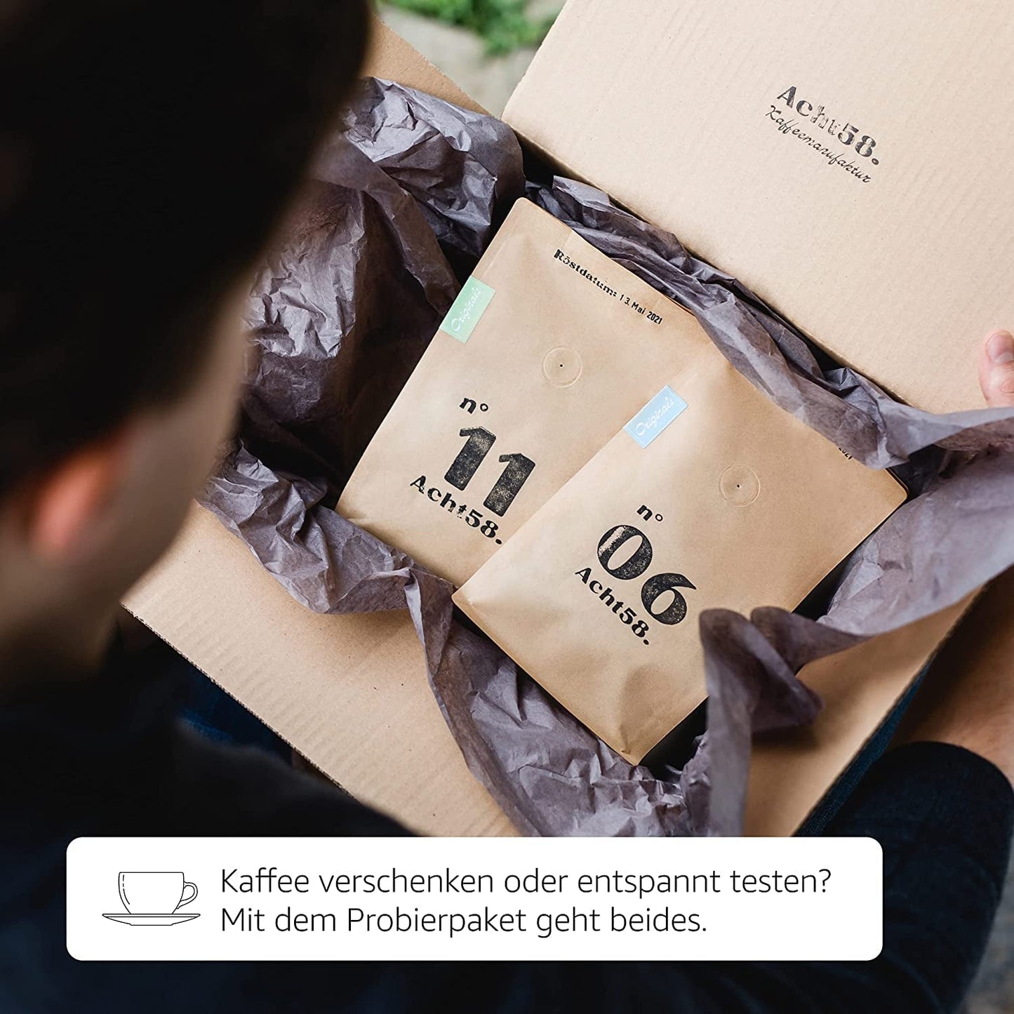 Espresso č. 1 – Klasická espresso směs s 25 % Robusty – Kávová zrna pro plně automatické stroje a portafiltr – celá zrna – 750 g