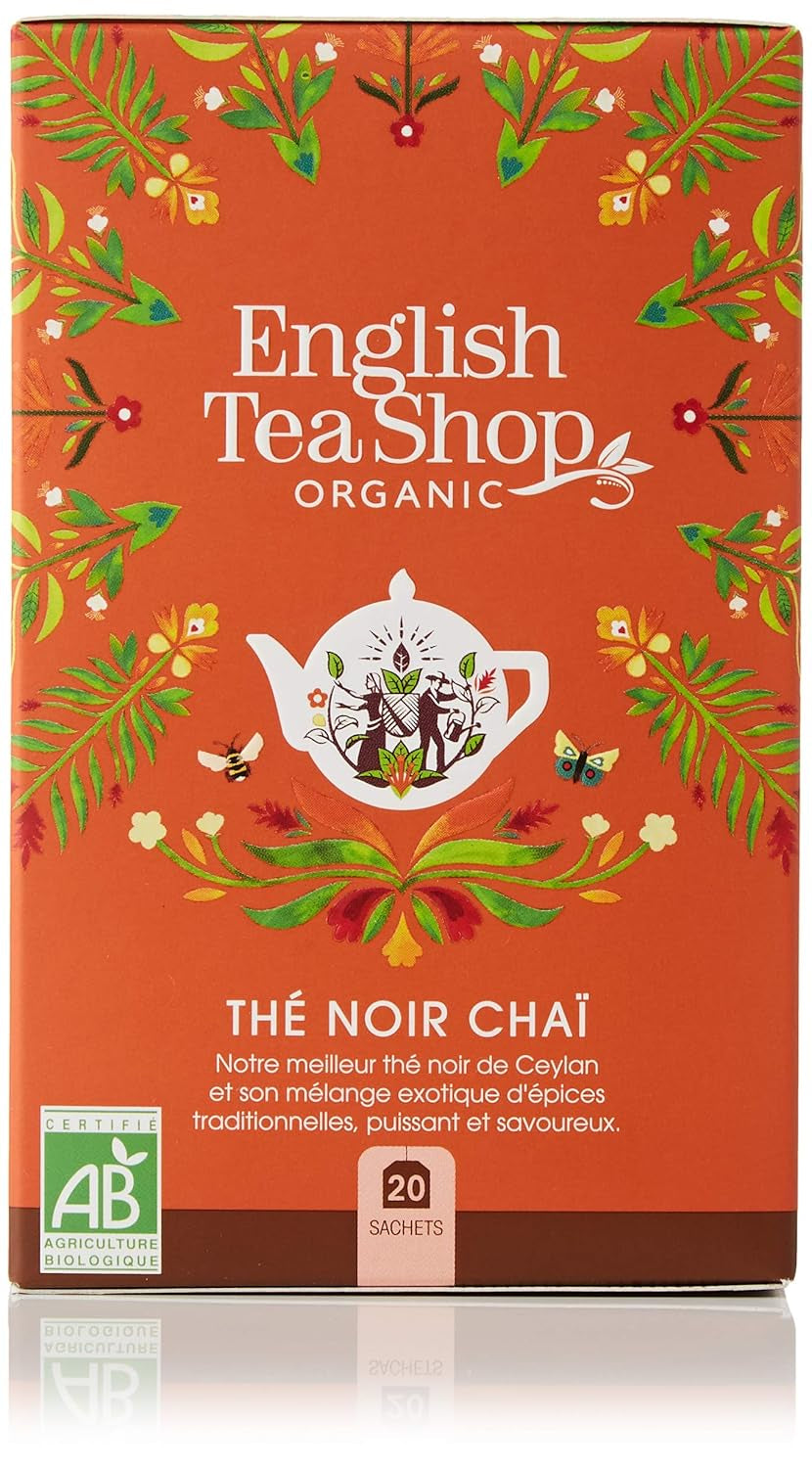 ETS - Chai Black Tea, Naturland BIO, 20 čajových sáčků (balení po 2)