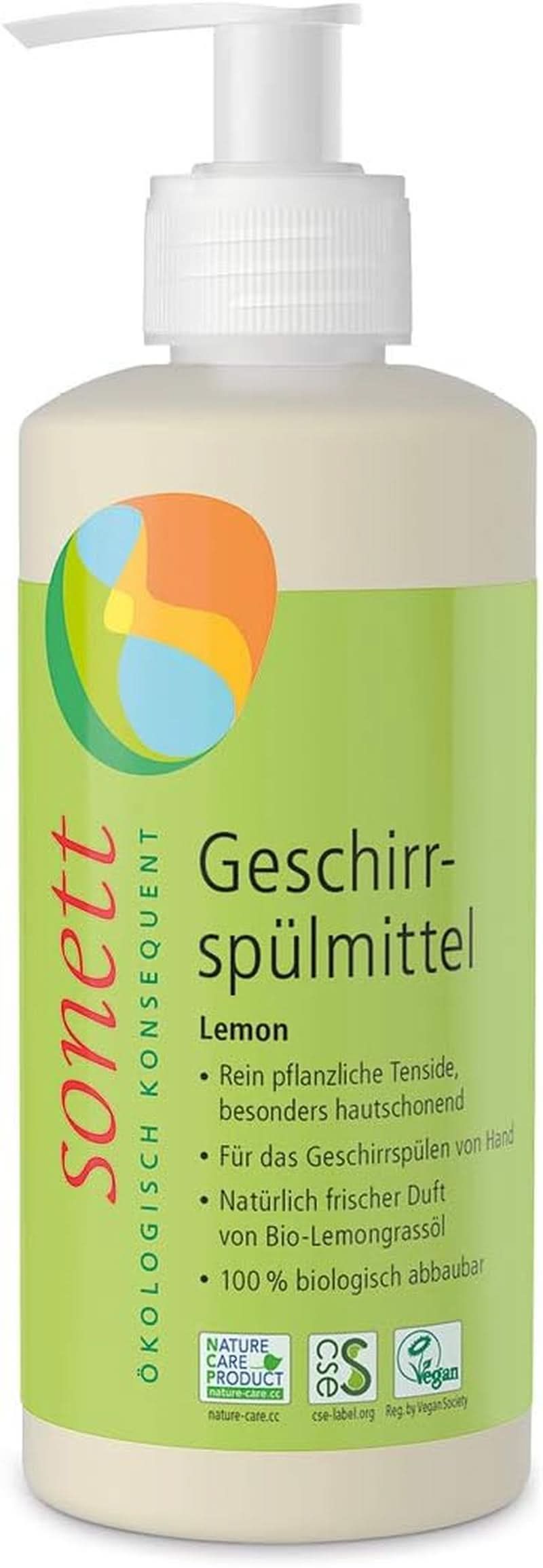 Prostředek na mytí nádobí Sonett Lemon, 300 ml Naty Shop