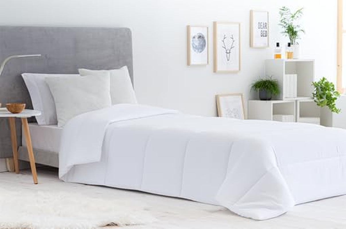 Přikrývka Todocama, přikrývka z vláken 3002, odolná proti kousání, podzim-zima, 300 G/M², bílá (všechny velikosti dostupné) (postele 135/140/150-220 X 220 cm) Přikrývky a přikrývky Naty Shop