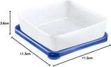 Westmark 4 dózy na potraviny/mrazáky, včetně víka, objem: 0,25 l, stohovatelné, plast, Trio, barva: transparentní/modrá, 25042270 Dózy na potraviny Naty Shop