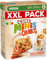 Snídaňové cereálie Nestlé CINI MINIS Churros s obsahem celých zrn 42 %, balení 6 ks (6 x 900 g)
