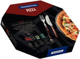 Tramontina PIZZA Besteck, 8dílná sada, Für 4 Personen, Rostfreier Edelstahl, Fsc-Zertifizierte Holzgriffe, Spülmaschinenfest Kitchen Naty Shop