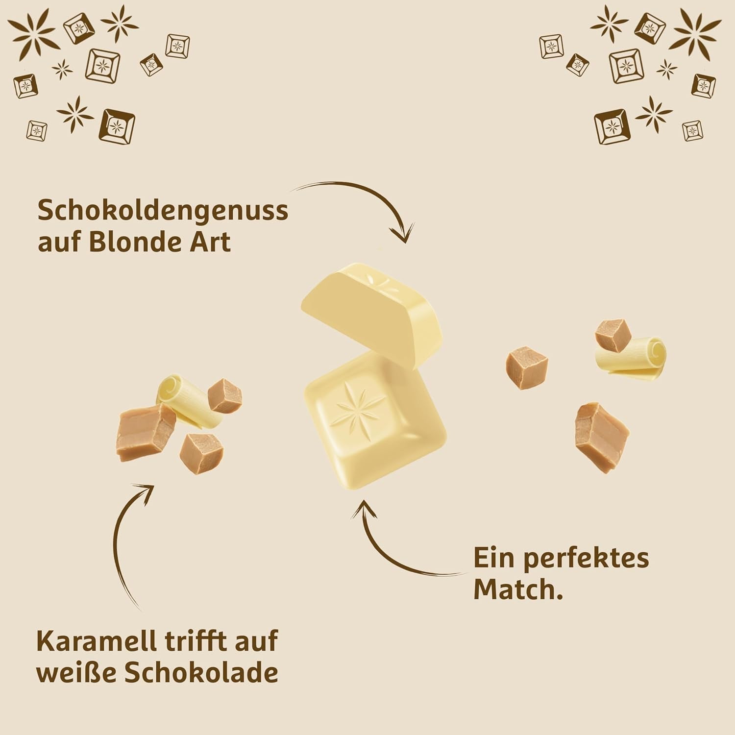 Schogetten Blonde Pure I bílá čokoláda s karamelem I 100 g I jednotlivě porcované (balení 2 ks)