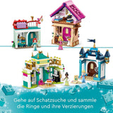 LEGO Disney Princess: Disney Princess Adventure Market, domeček se 4 panenkami včetně Popelky a Ariel, Herní sada s mapou pokladu, dárek pro dívky a chlapce od 6 let 43246 Stavebnice Besuche den LEGO-Store